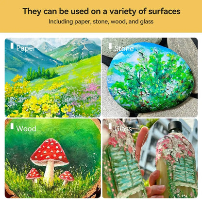 ColorGlide – 24-Color Soft Oil Pastel Set