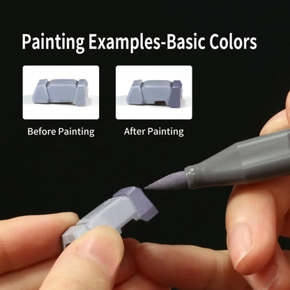 ModelGlow – 8-Color Water-Based Soft Tip Marker Set