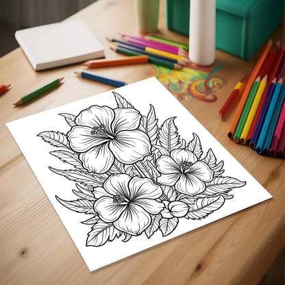 Birdscapeia – Stress Relief Adult Coloring Book