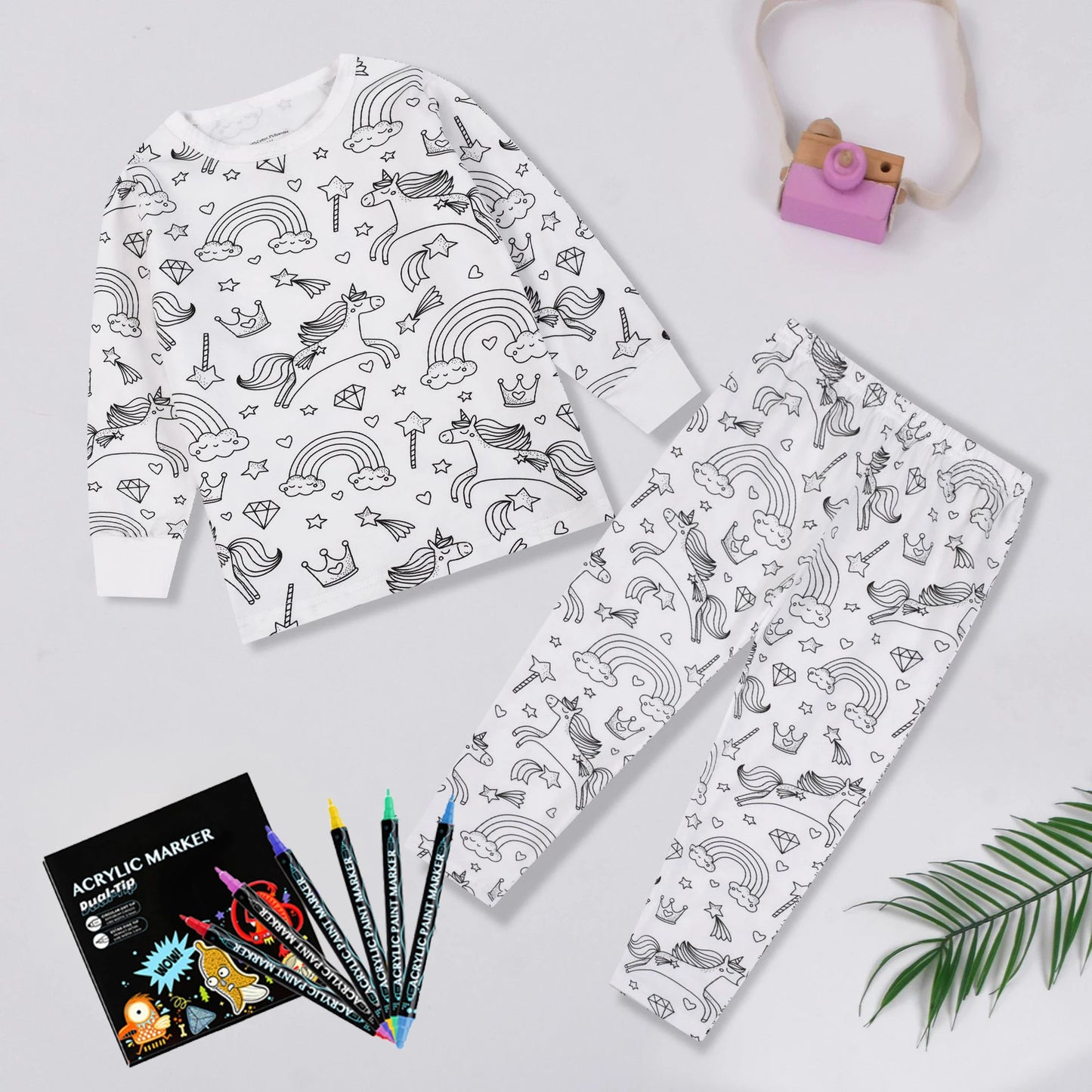 DreamDoodle – DIY Colorable Kids Pajama Set