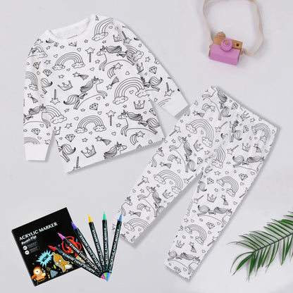 DreamDoodle – DIY Colorable Kids Pajama Set