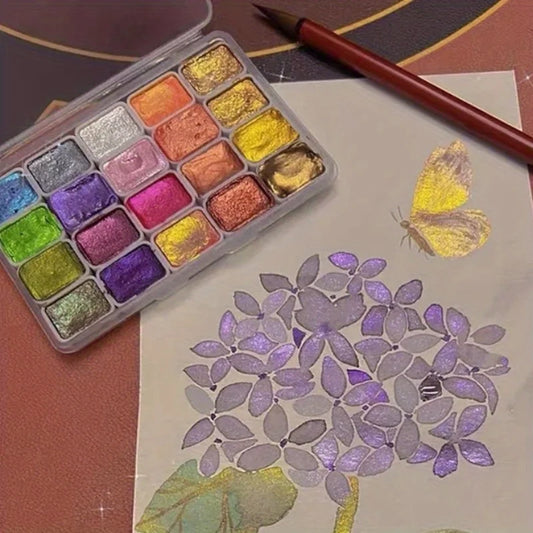 LumiPalette - Metallic Watercolor Set