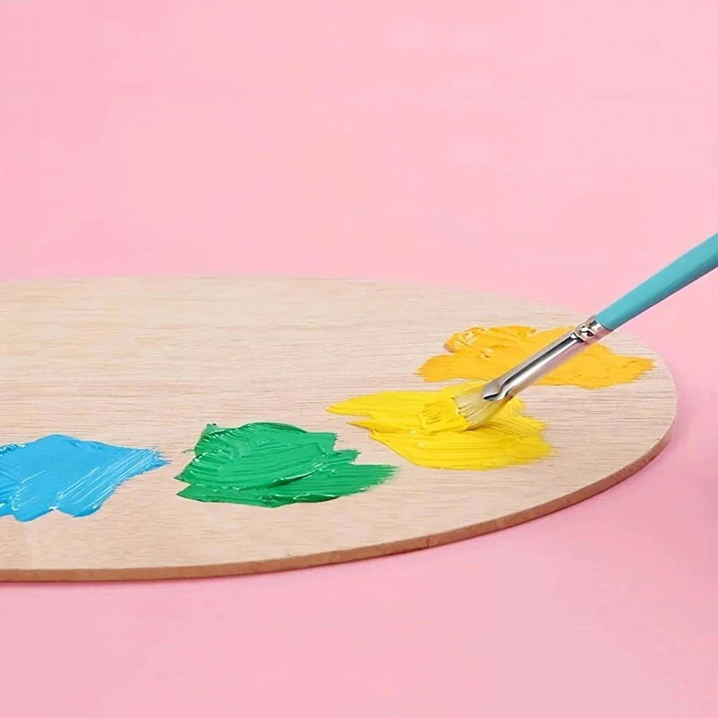 Palettra – 3PC Wooden Watercolor and Acrylic Palette Set