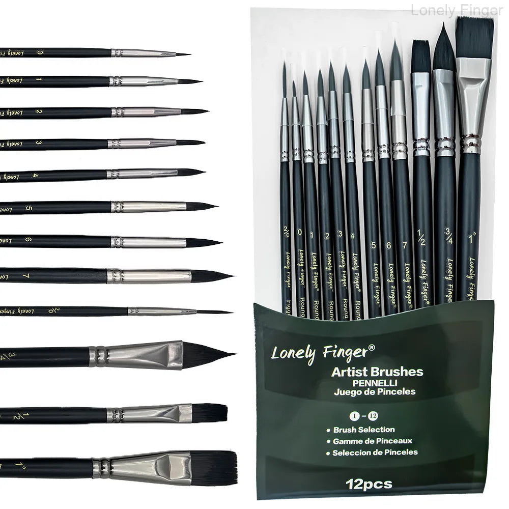 PaintLoom – Professional Watercolor Brush Set