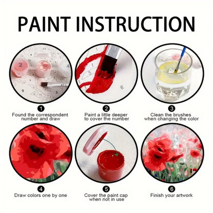 FujiBlossom – Japanese Landscape Paint by Number Kit