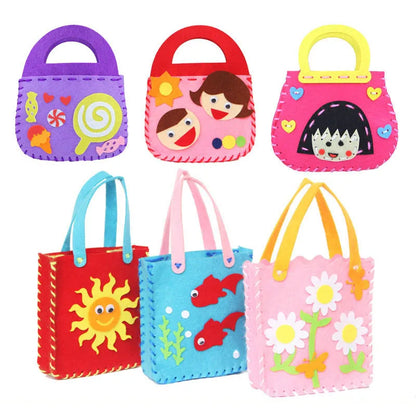 CraftyTote – 6-Piece Kids DIY Handbag Sewing Kit