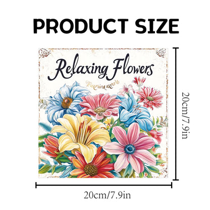 BloomedEase – 20-Page Adult Flower Coloring Book