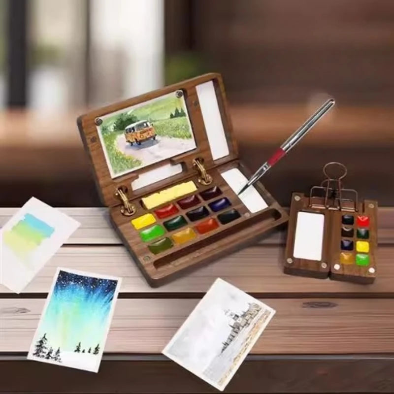 ColorNomad – Portable Solid Wood Paint Box