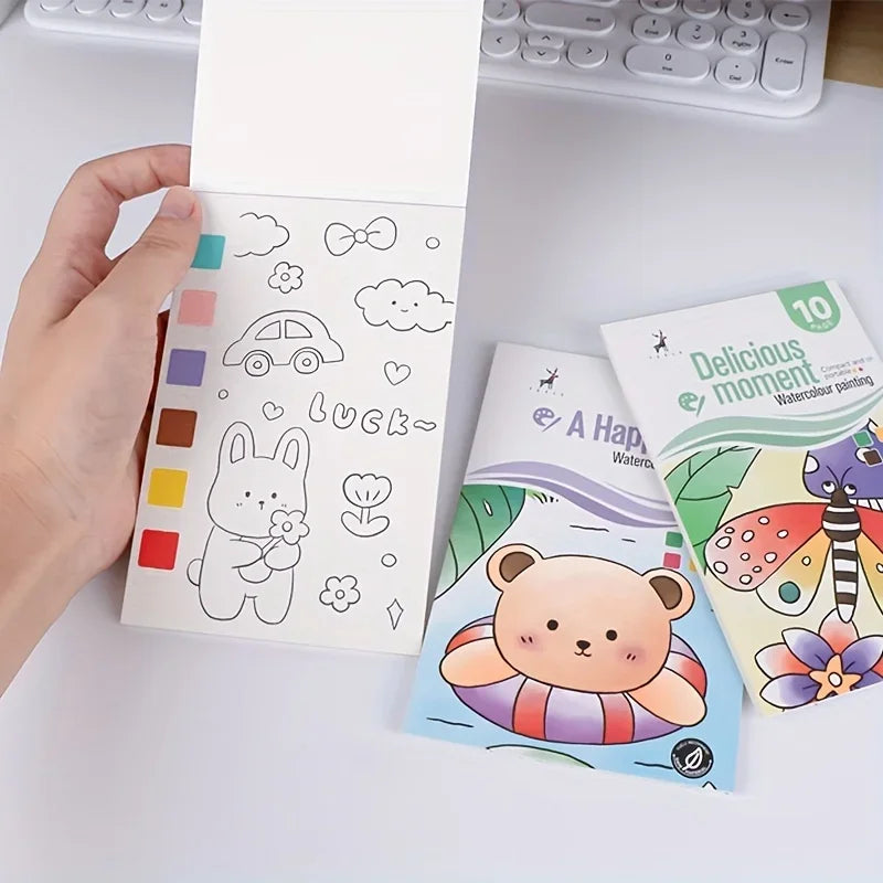 Aquarellia – Watercolor Painting Book Set