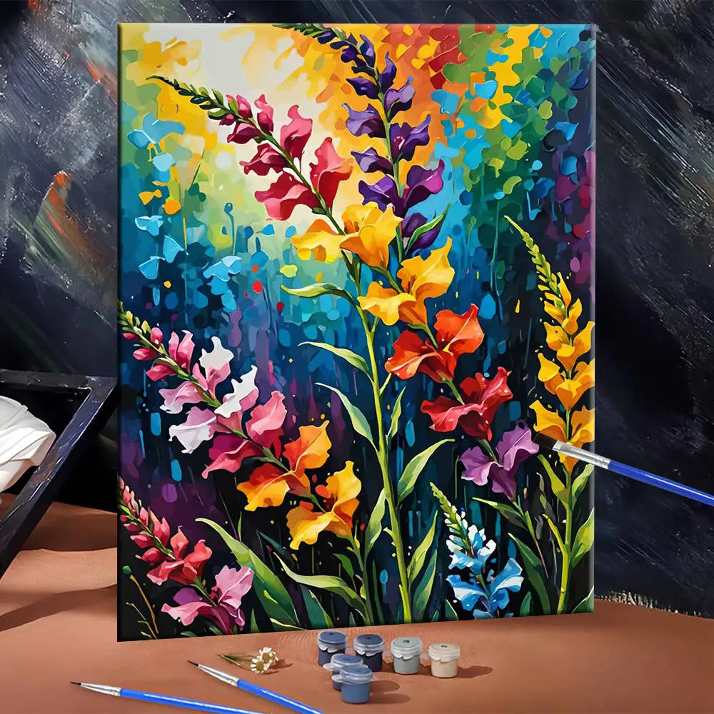 ArteLune – Floral Digital Paint by Number Kit