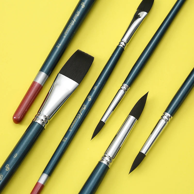 BrushMaster – Mixed Hair Art Brush Set for Beginners