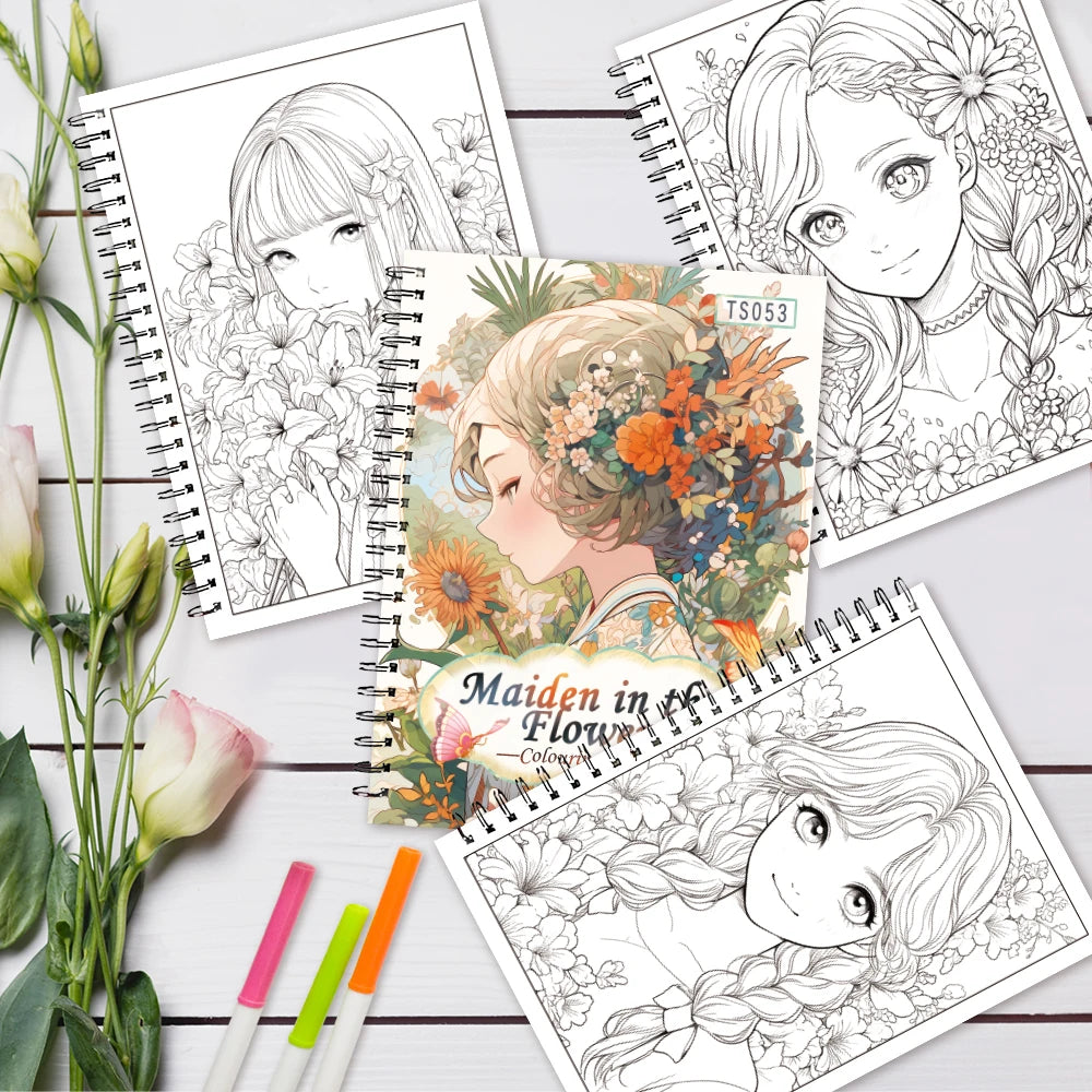 ColorDelight – 3-Piece Women’s Leisure Coloring Book Set