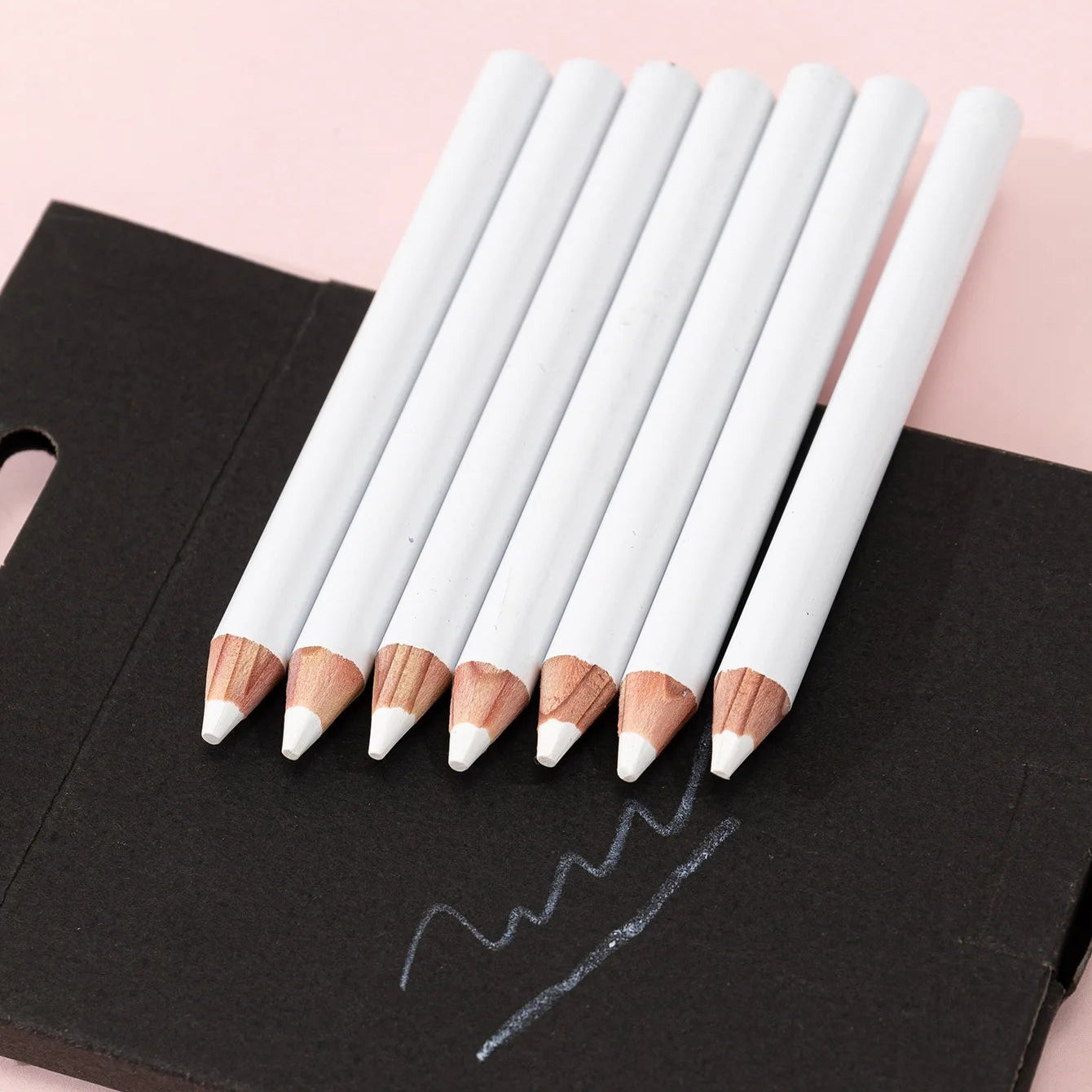 LineaMark – 6PCS White Tailor Fabric Marker Set
