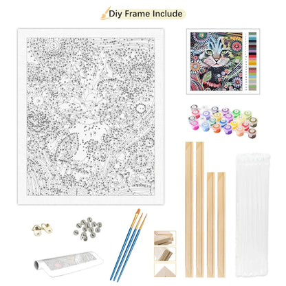 ArtiNova – Big Eye Modern Paint by Number Kit