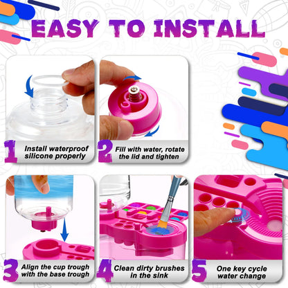 AquaCleanse – Automatic Paint Brush Cleaner