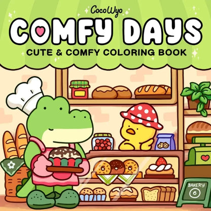 WhimsiNest – Cozy Creatures Coloring Book for Calm and Creativity