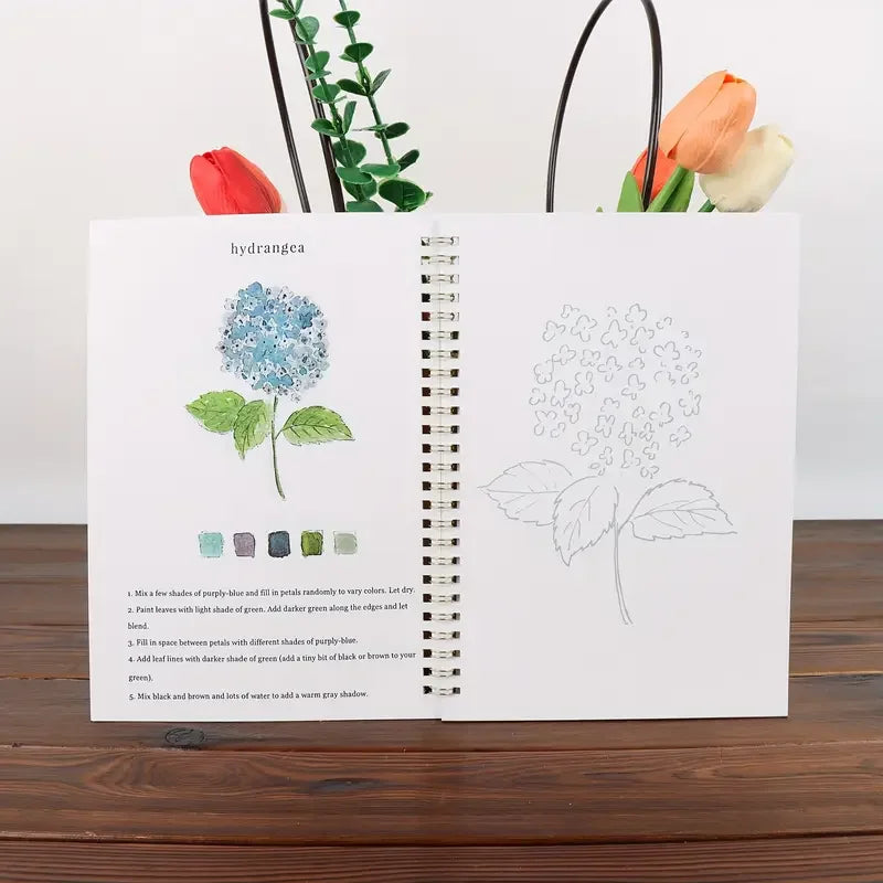 FloralPlay – Floral Watercolor Workbook