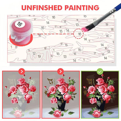 SweetJourney – DIY Digital Oil Paint by Number Kit