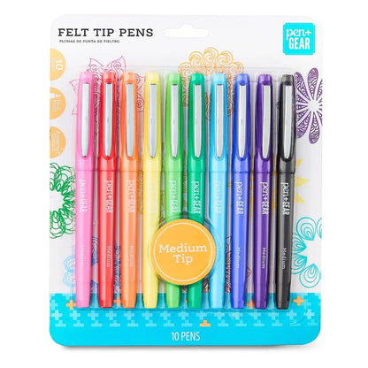 ColorVerve – Assorted Medium Tip Felt Marker Set