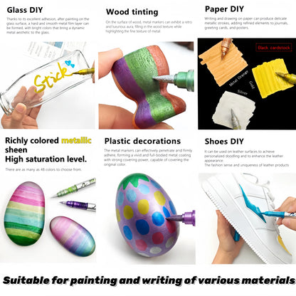 Metaluxe – Metallic Brush Marker Set