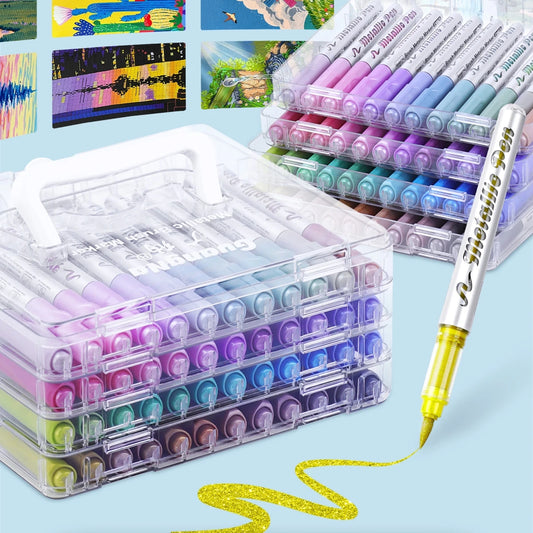 Metaluxe – Metallic Brush Marker Set
