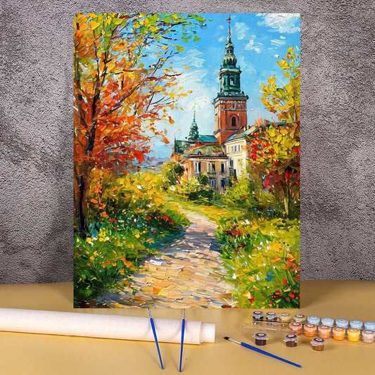 PeakHue – Mountain Landscape Paint by Numbers Kit