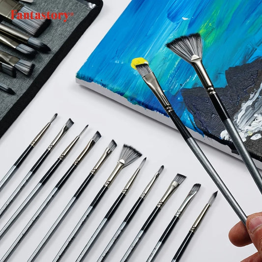 Fantastory BrushMaster – 24pcs Professional Paint Brush Set