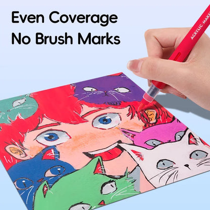 Colurique – 24 Color Acrylic Paint Marker Set
