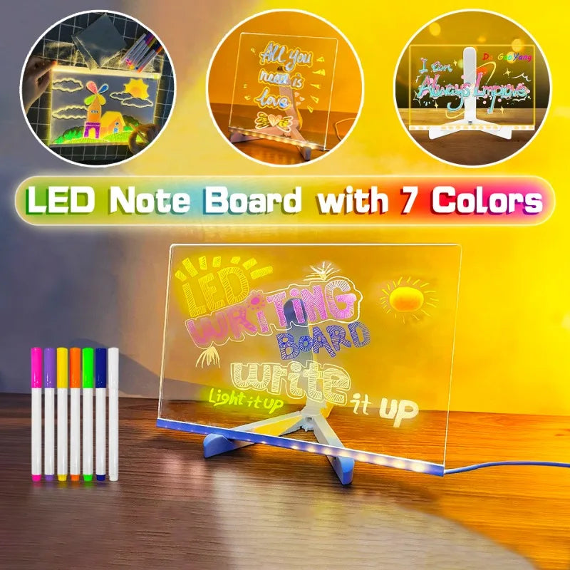 GlowPad – Luminous Acrylic Drawing Board