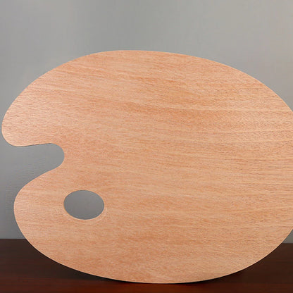 WoodMix – Oval Wooden Painting Palette
