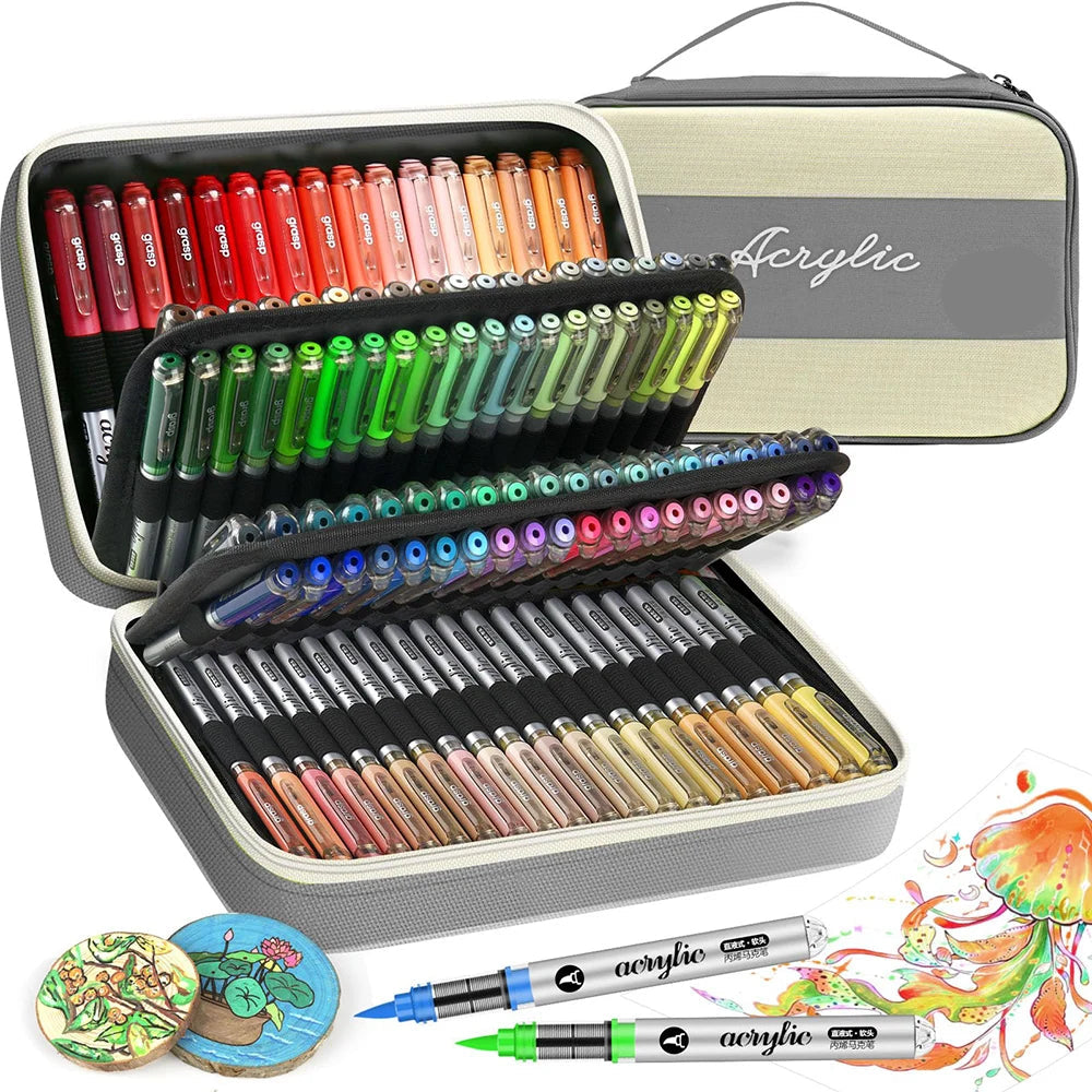 ArtFlow – Brush Tip Acrylic Paint Marker Set
