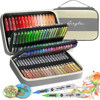 ArtFlow – Brush Tip Acrylic Paint Marker Set