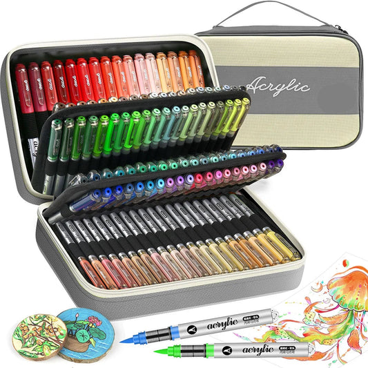 ArtFlow – Brush Tip Acrylic Paint Marker Set