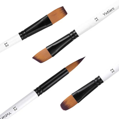 PaletteCraft – 24 Brushes & 5 Painting Palettes Set