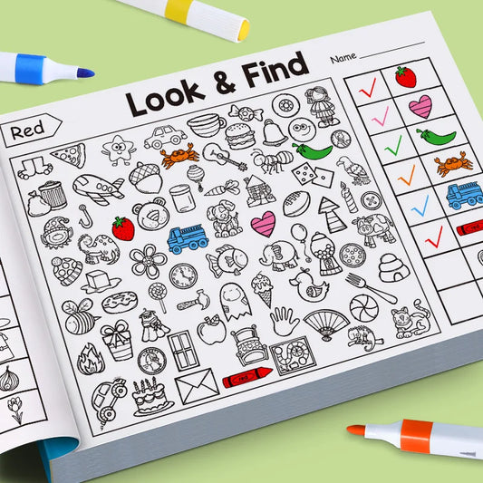 MindQuest – Children’s Search and Color Activity Book