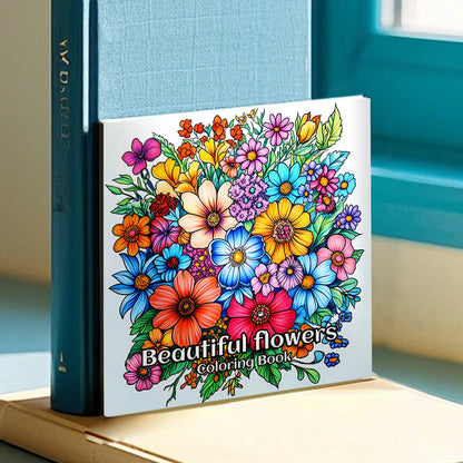 PetalCanvas – 24-Page Flower Coloring Book for Adults &  Teens