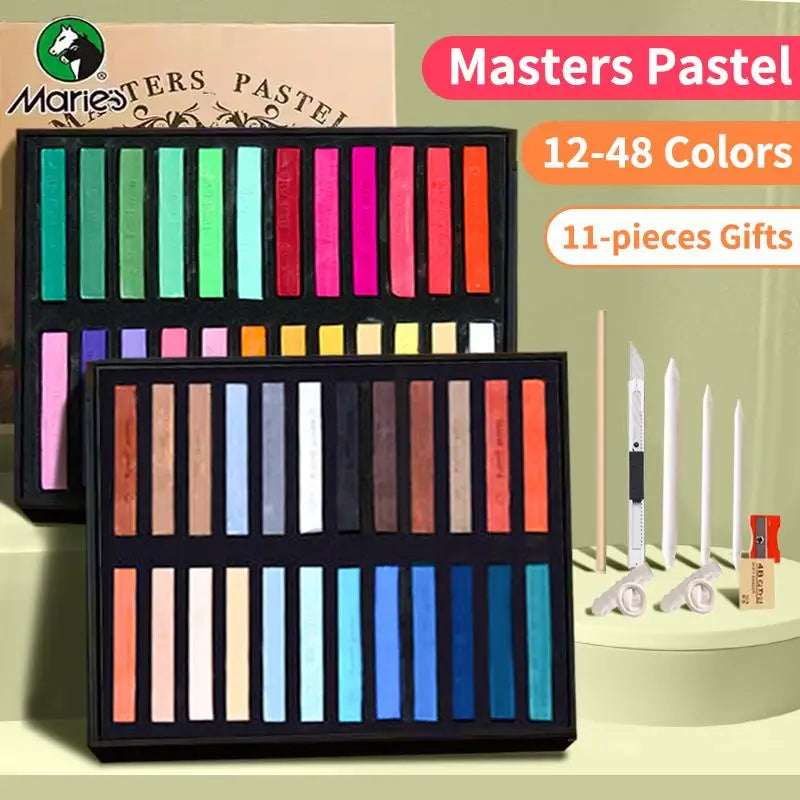 Marie's Pastelune – 12 Color Soft Pastel Art Gift Set