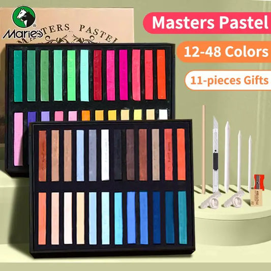 Marie's Pastelune – 12 Color Soft Pastel Art Gift Set