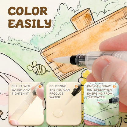 AquaTots – 12-Color Watercolor Art Set for Kids