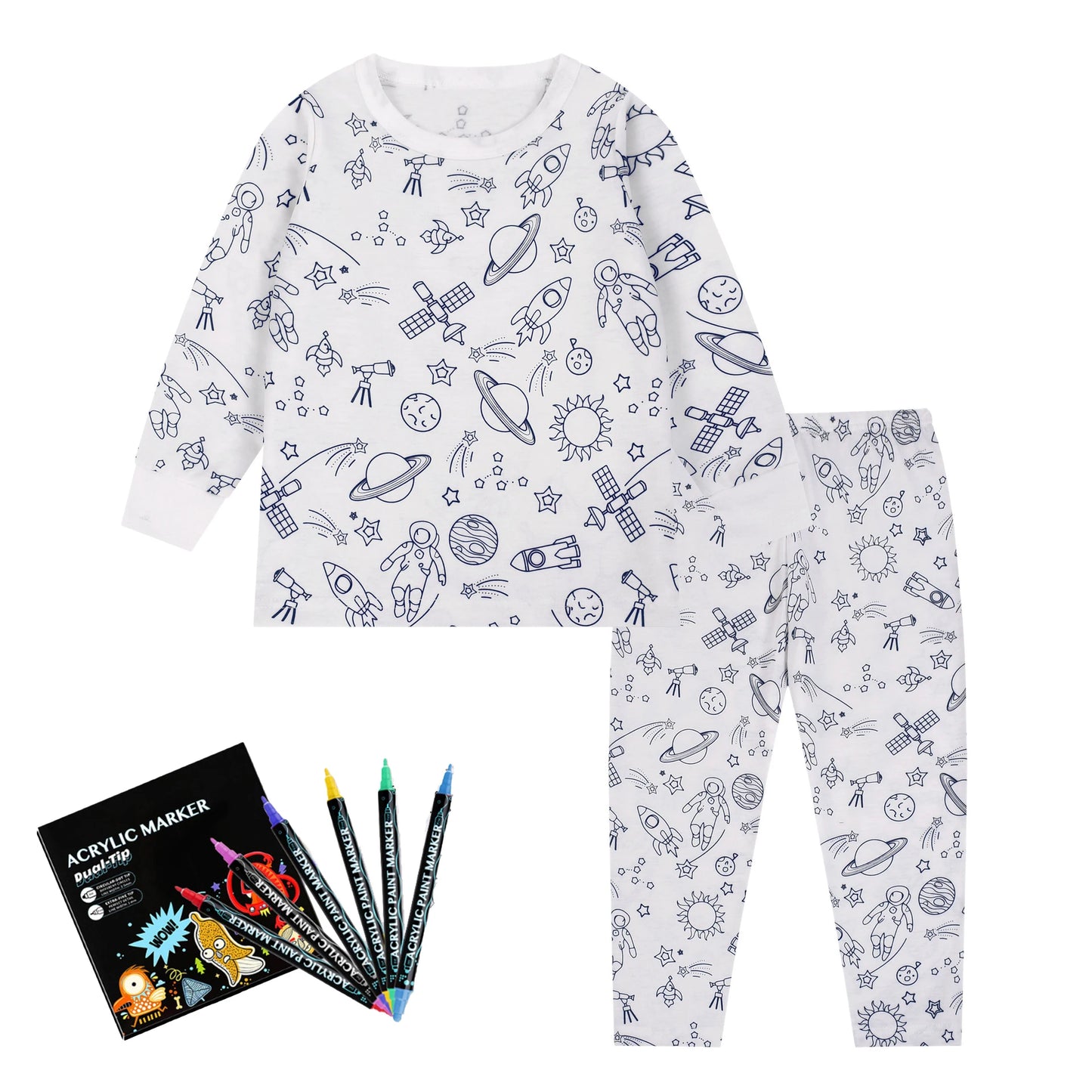DreamDoodle – DIY Colorable Kids Pajama Set