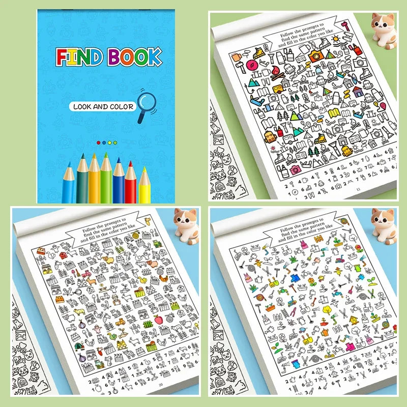 FindQuest – 1000+ Creative Graphics Activity Book for Kids