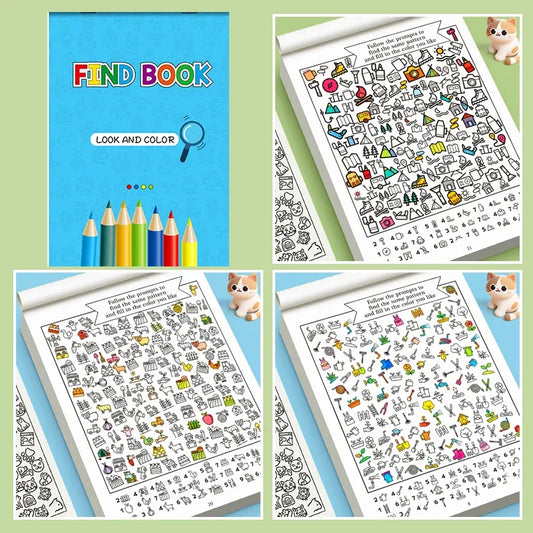 FindQuest – 1000+ Creative Graphics Activity Book for Kids