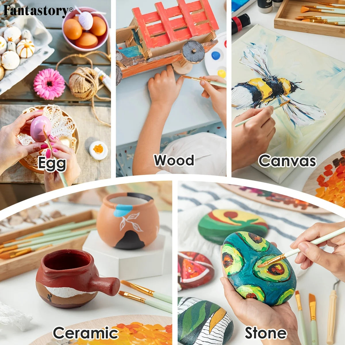 Fantastory – Acrylic Paint and Brush Set