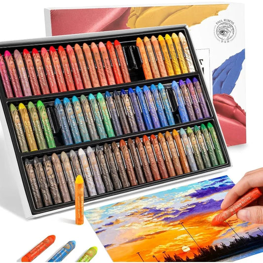 ColorGlide – 24-Color Soft Oil Pastel Set