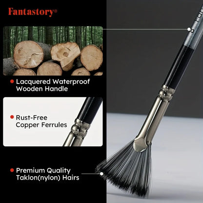 Fantastory BrushMaster – 24pcs Professional Paint Brush Set