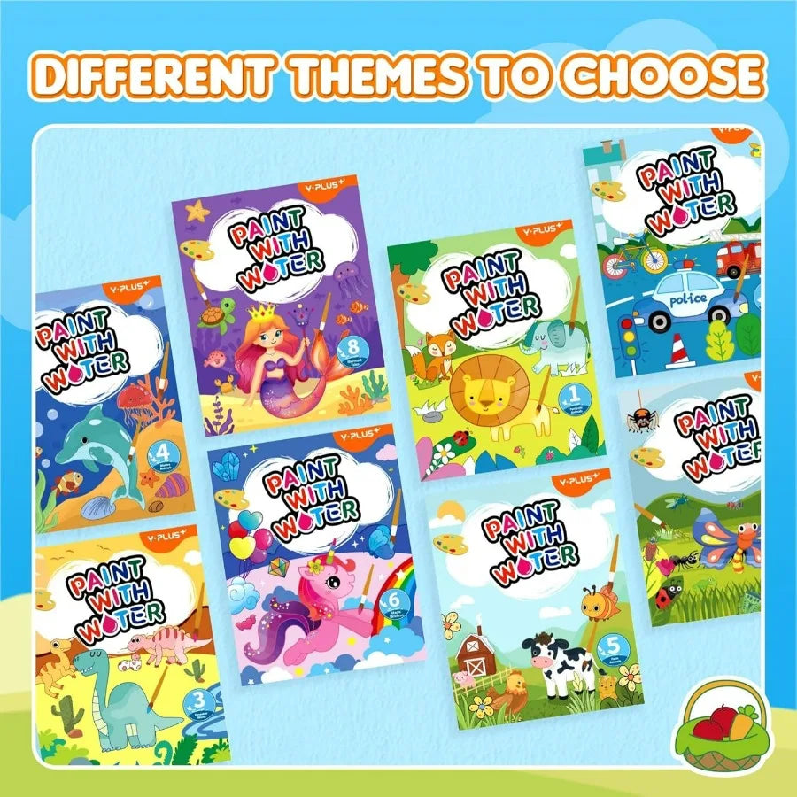 ColorCritters – Interactive Watercolor Painting Book for Toddlers