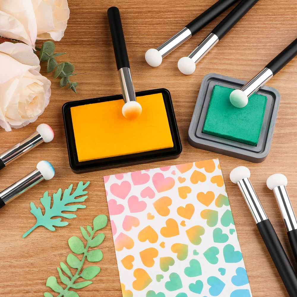 Inkpuff – 4Pcs Mini Paper Pouncers Set