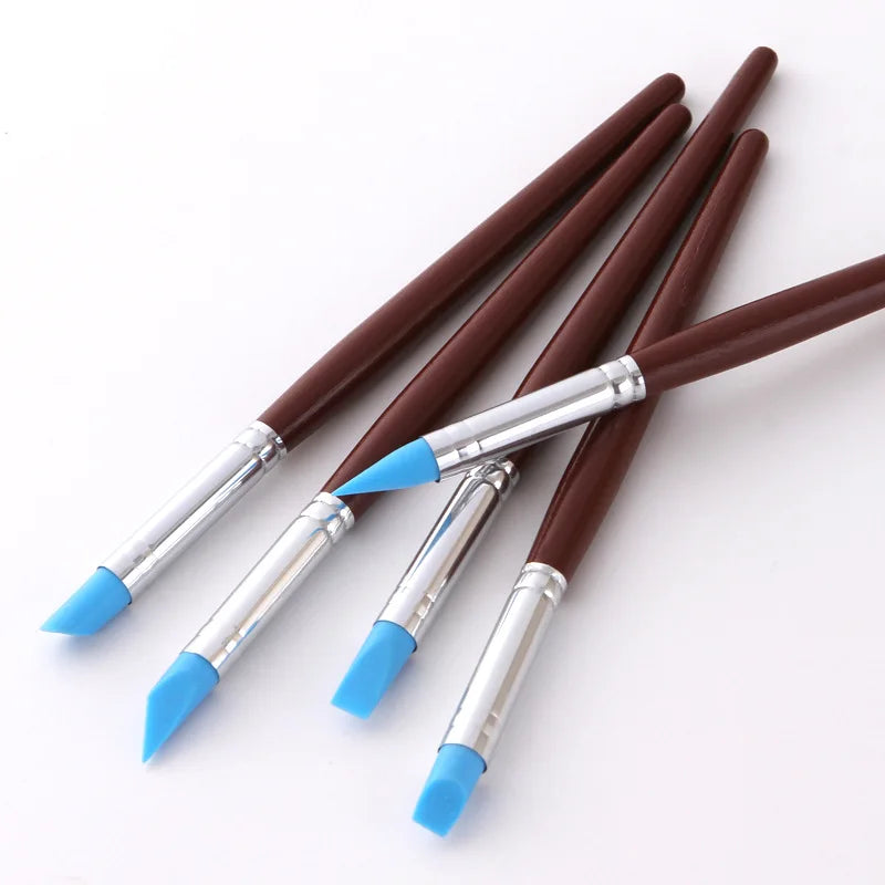 Sculptex – 5-Piece Rubber Silicone Tip Brush Set