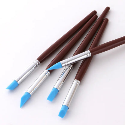 Sculptex – 5-Piece Rubber Silicone Tip Brush Set