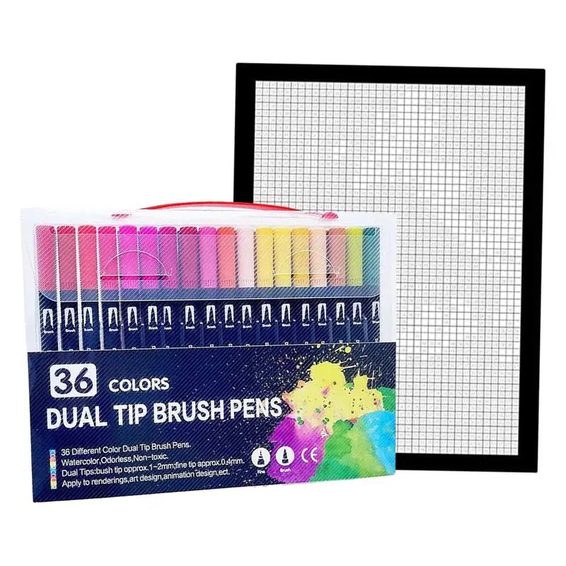 HueHaven – Color By Number Watercolor Art Set